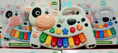 Imagen 2 de 8 de Piano Musical Para Bebe Con Musica Sonido,de Animales /luces