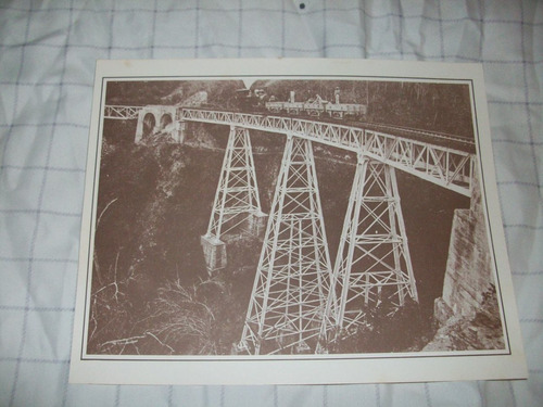 Foto Cuadro Impresión Obra Arte Orig Viadu Ferrocarril 1898 