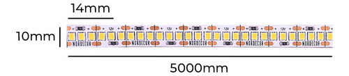 Fita Led 20w/m 12v 2700k Ip65 Dimerizável 5 Metros Nordecor