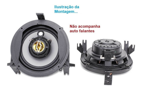 Aro Alto Falantes 5 Celta / Prisma 4 Portas - 4 Pernas