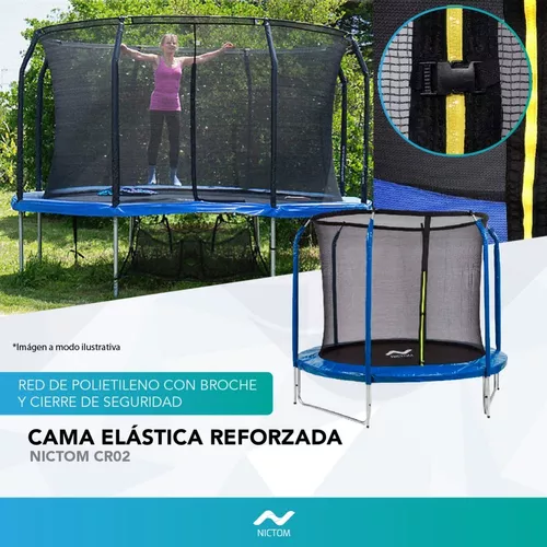 Cama Elastica Precio Oferta 2.44 Metro Niños Adulto Red