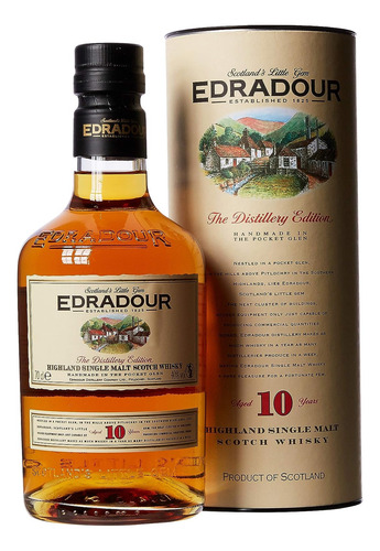 Whisky Edradour 10 Años Single Malt Origen Escocia