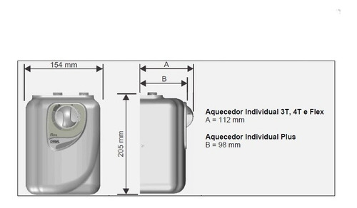 Aquecedor Elétrico Cardal Individual 4t Aq249 220v