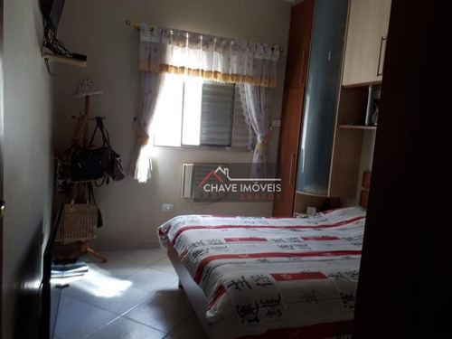 Sobreposta Alta Com 3 Dormitórios À Venda, 120 M² Por R$ 650.000 - Ponta Da Praia - Santos/sp - So0114