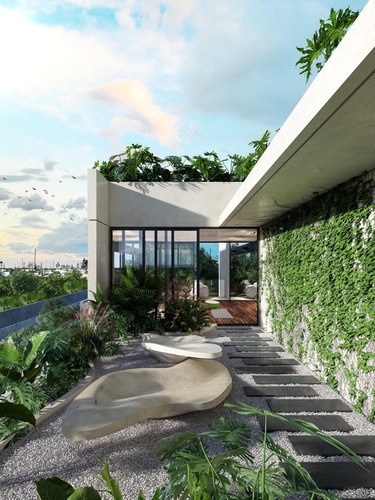 Departamento En Venta Merida, En Fraccionamiento Montebello, Modelo Metta, Planta Baja, Listo