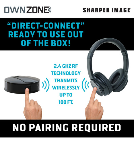 Auriculares Inalámbricos Recargables Para Tv Own Zone De Sha