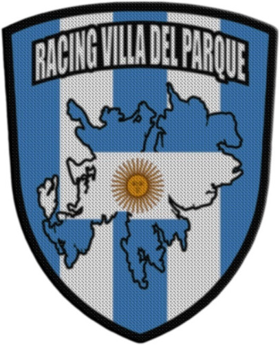 Parche Termoadhesivo Malvinas Y Racing Villa Del Parque