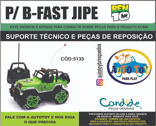 B- Fast 5135 Jipe - Ben 10 - Consulta Para Peças