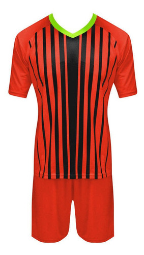 Set Cam+short Cafu Club Naranjo Fluor-negro Inf