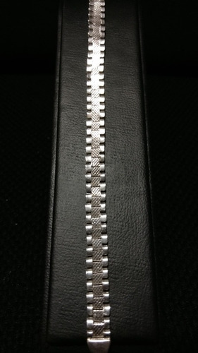 Imagen 7 de 9 de Pulso Pulsera De Plata Fina Ley 925 Caballero Rolex Hombre