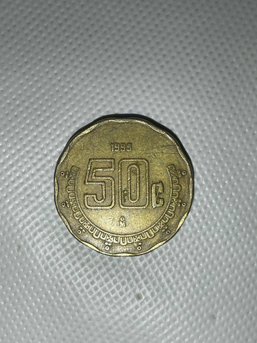 Moneda Con Denominación De 50 Centavos