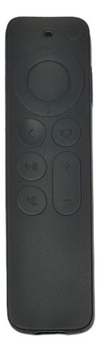 Funda Cobertura Total Para Apple Tv Siri Remote 4k Negro