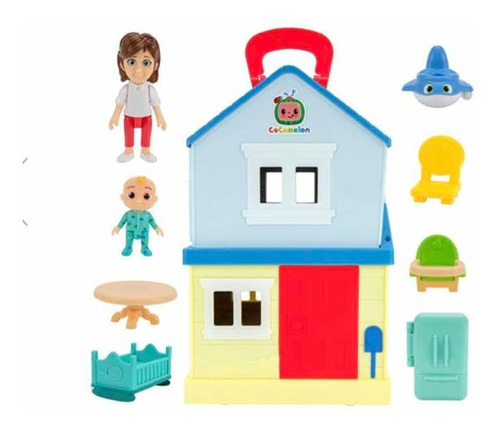 Imagen 2 de 5 de Casa Cocomelon Interactiva 11 Piezas Tienda Física