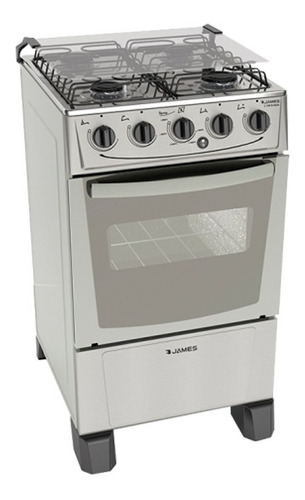 Cocina Gas James Horno Enlozado C105 Inox Js Ltda