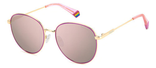 Gafas de sol polarizadas rosas Polaroid 6215 S X Eyr 56jq