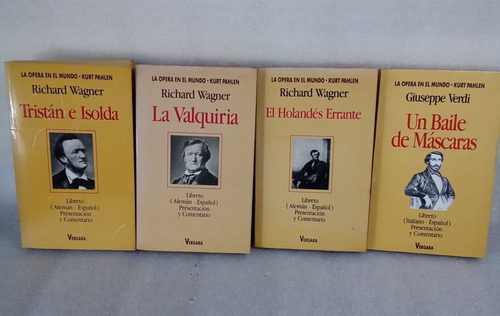 La Ópera En El Mundo, Wagner, Verdi, Bilingüe, 4 Tomos.