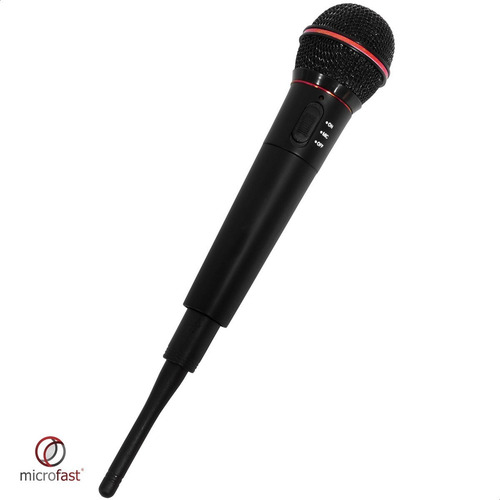 Imagen 2 de 10 de Micrófono Inalámbrico Profesional Karaoke Dinámico