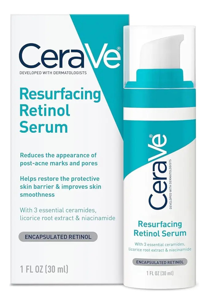 Sérum Cerave Retinol para pós-acne e marcas de chá