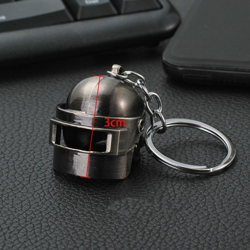 6 Cascos Coleccionables De Pubg Llaveros 4x3 Cm. De Acero