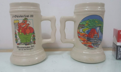  Chopp Cerveza Oktoberfest Blumenau 89 Colección  Cerámica