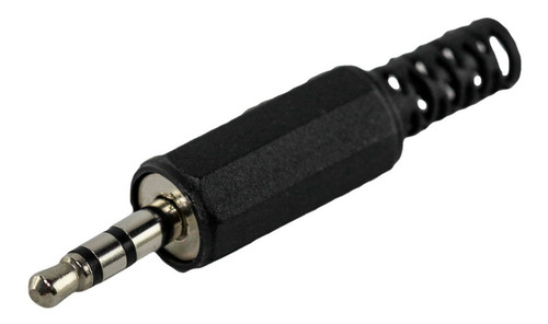 Ficha Mini Plug 3.5 Mm Stereo C/ Resorte Sp110-a1 X 20u Htec