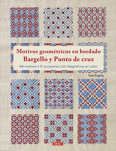 Motivos Geometricos En Bordado Bargello Y Punto De Cruz - Su