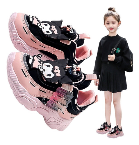 Kuromi Girls Tennis Shoes Cartoon Character Sneakers