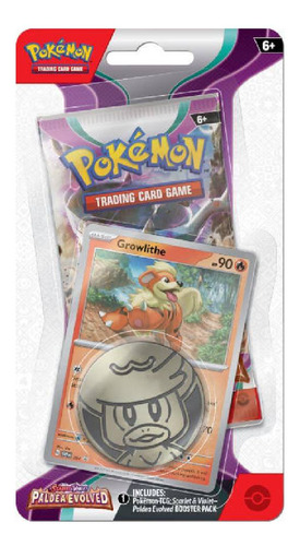 Pokemon Tcg: Paldea Evolved Checklane Blister Inglés
