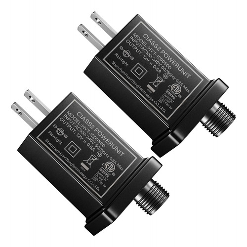 2 Unids Clase 2 Fuente De Alimentación 12v 0.5a, 6w Ip44 Imp