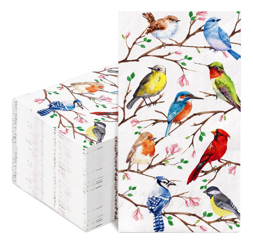 Jarthenaamcs 100 Servilletas De Papel Desechables Coloridas
