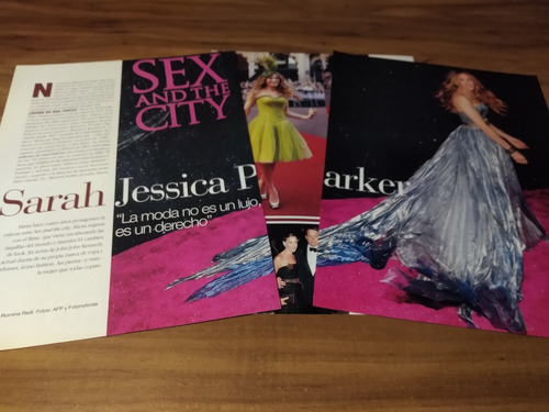 (u178) Sarah Jessica Parker * Clippings Revista 3 Pgs * 2008