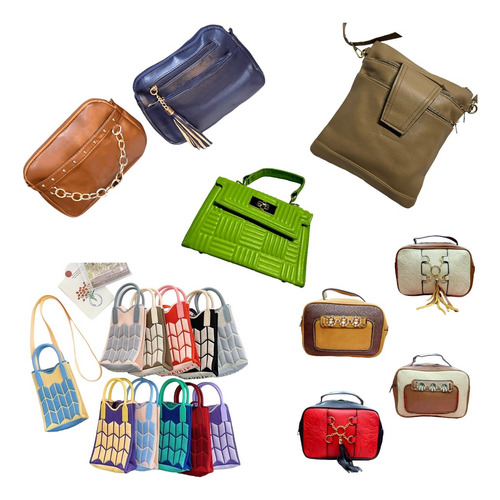 Caja Sorpresa Bolsos Y Mochilas Para Mujer 10 Pzas