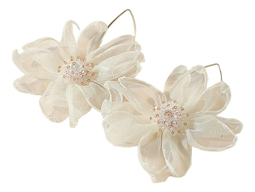 Ganchos Para Las Orejas Con Borlas Colgantes De Flores Para