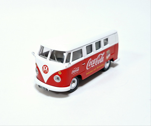 Miniatura Diecast 1/43, Volkswagen Campervan Coca Cola Early