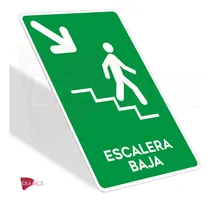 Comprar Señalamiento Verde Protección Civil Letrero Nom 20x30cm