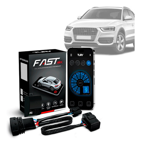 Módulo Acelerador Pedal Fast Com App Q3 07 08 09 10 11 12 13