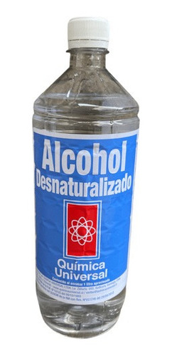 Acohol Desnaturalizado 1 Litro Química Universal/ferrepernos