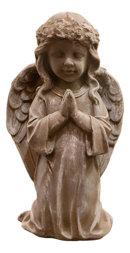 Angel Grande Niña Figura Religiosa Cerámica Campoamor Deco 