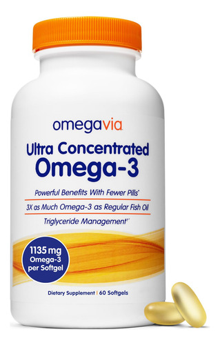 Aceite De Pescado Omegavia Pharma-grade, Inodoro/sin Eructos
