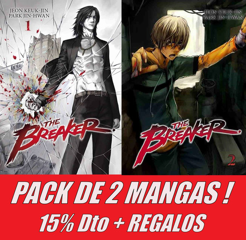 Pack: The Breaker Tomos 1 Y 2 - Manga A5 Dobles - Oferta !