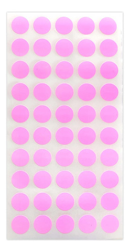 Adesivo Marcador Bolinha Pacote Com 100 Adesivos Cor Pink