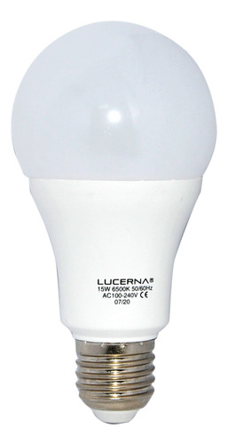 Bombillo Led Tipo Bulbo 15 W E-27 6500 K (luz Fria ) Lucerna