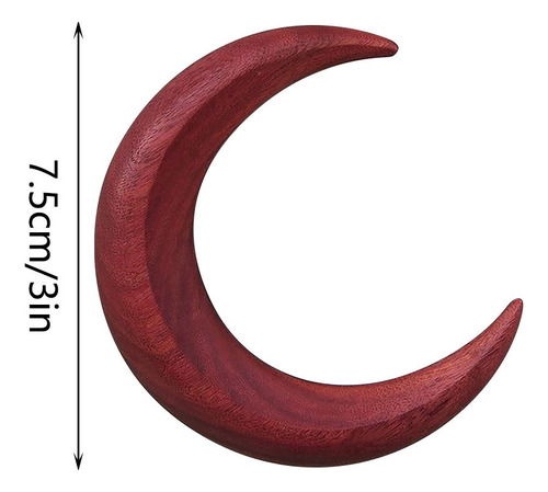 - Joyería Tallada Con Horquilla En Forma De Media Luna Para