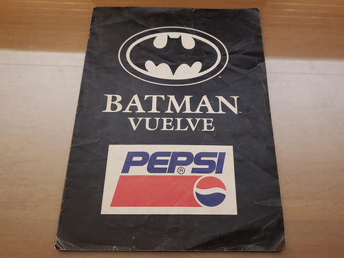 Álbum Figuritas Batman Vuelve Pepsi Con 44 Pegadas