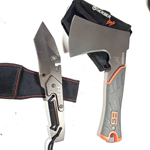 Hacha Sport Axe Ii Gerber + Cuchillo Gerber Pro Ultimate.