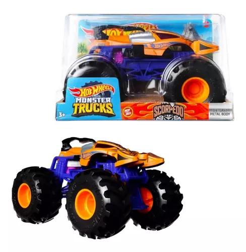 Hot Wheels Monster Trucks Will Trash It All 1:24 Scale Die-Cast