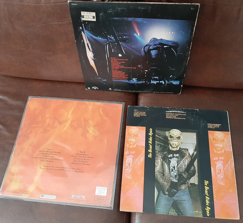 Lote 3 Capas Lps Neil Young Deicide Iron Maiden (sem Disco) (Usado)