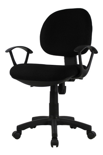 Silla Secretarial Mundo In Jm-006 Tapizada En Tela