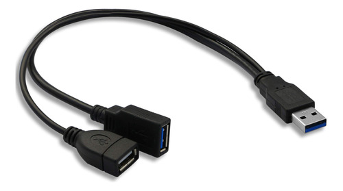 Gintooyun Cable Divisor Usb 3.0, Usb Tipo A 3.0 Macho A Hemb