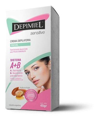 Depimiel Crema Depilatorias Facial Piel Sensible X 40 G